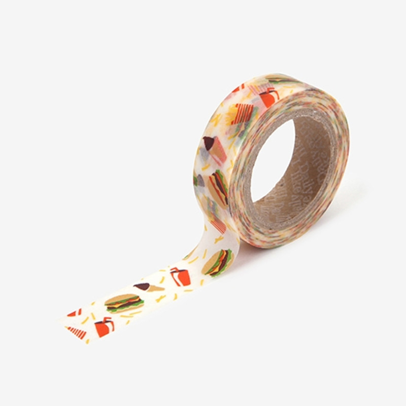 Deco 0.59"X11yd single masking tape - Hamburger Deco 0.59"X11yd single masking tape - Hamburger