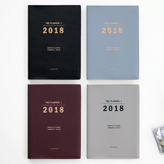 2018 The Large dated monthly planner