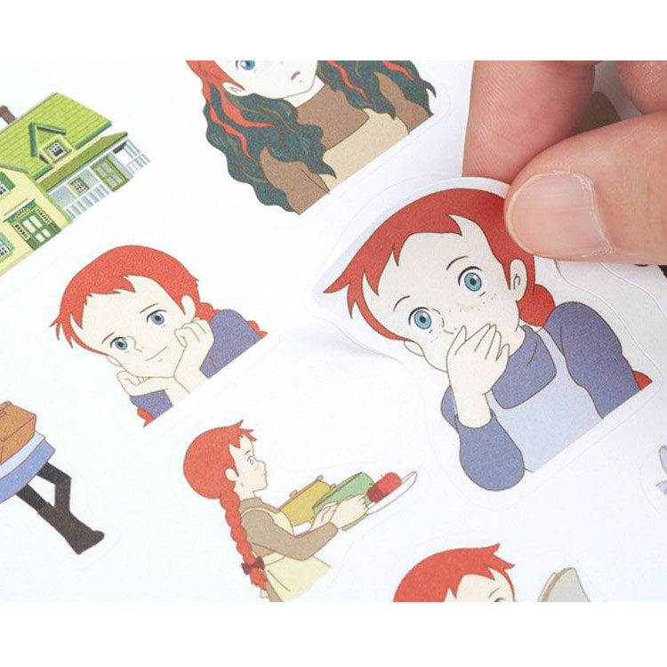 Anne of green gables deco sticker set