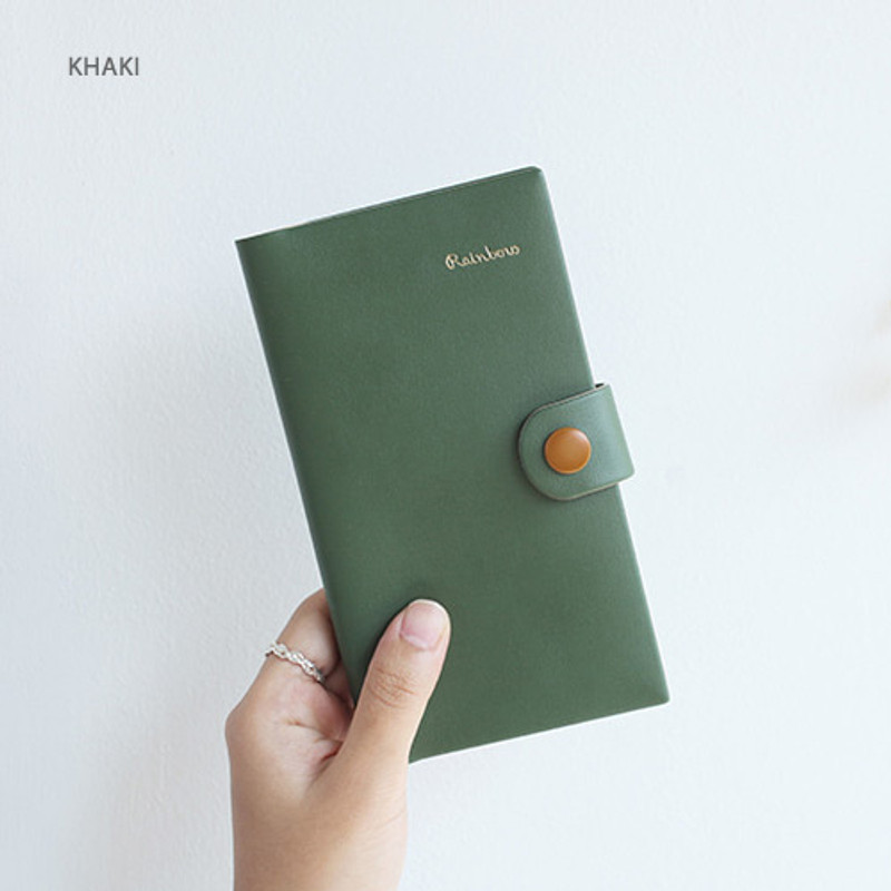 Khaki - 2018 Rainbow small dated diary