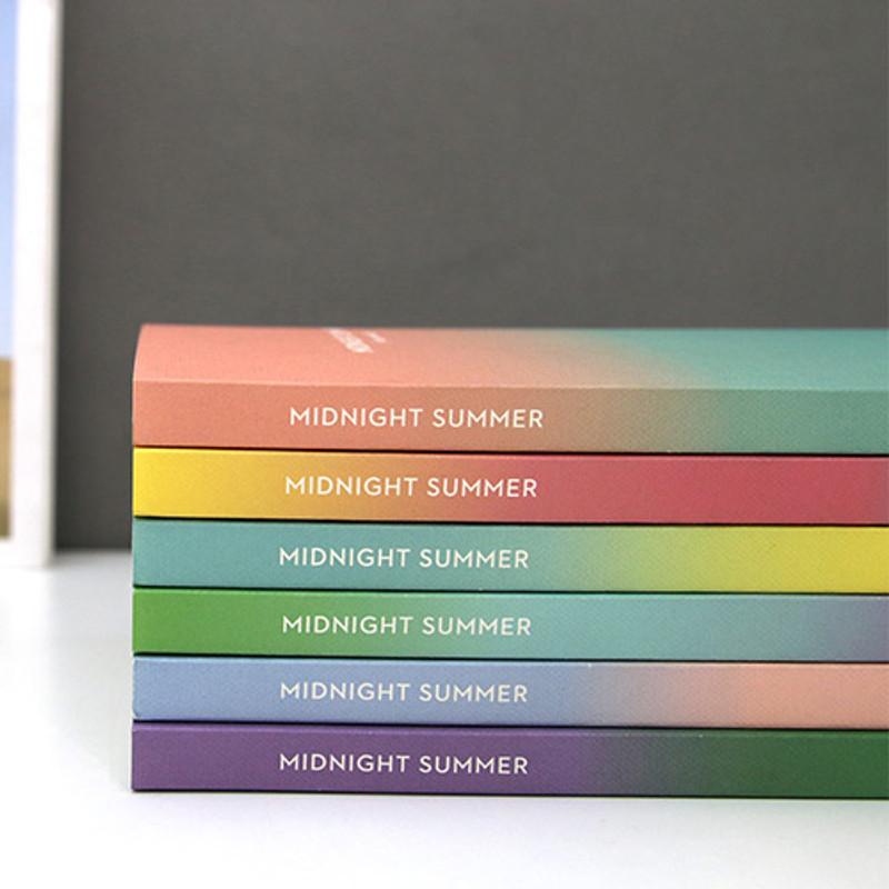 Midnight summer undated weekly diary