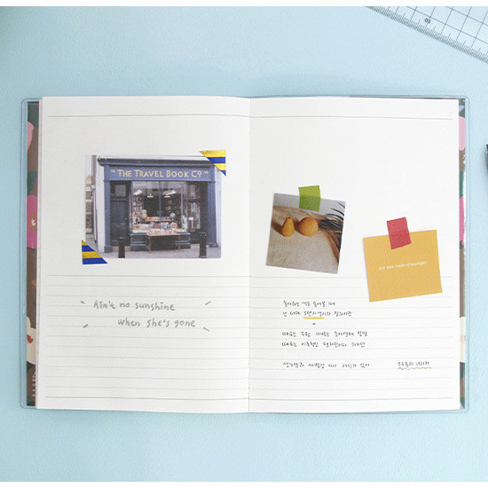 Free note - Mellow pattern undated weekly diary