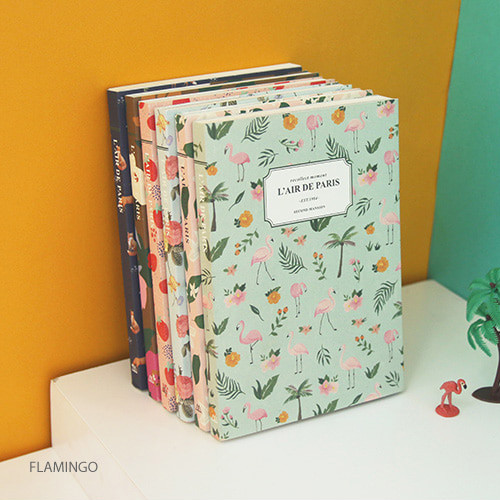 Flamingo - Mellow pattern undated weekly diary