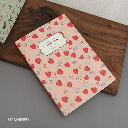 Strawberry - Mellow pattern undated weekly diary