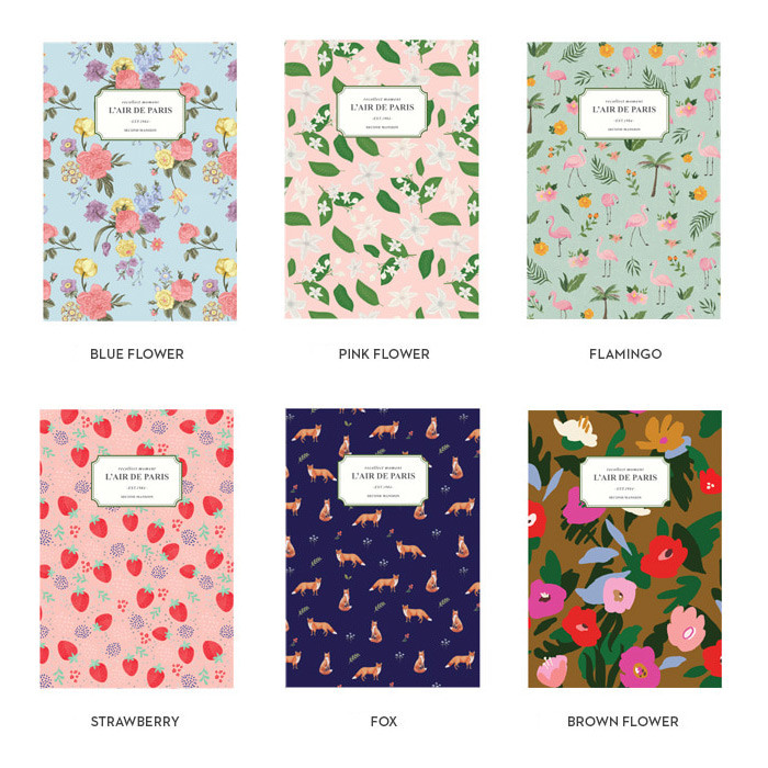 Mellow pattern undated weekly diary