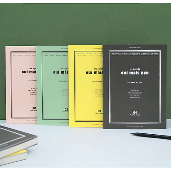 Oui mais non A5 undated weekly diary