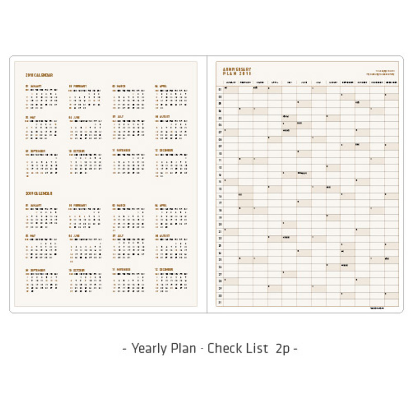 Yearly plan / Checklist - 2018 Premium big dated monthly planer Yearly plan / Checklist - 2018 Premium big dated monthly planer