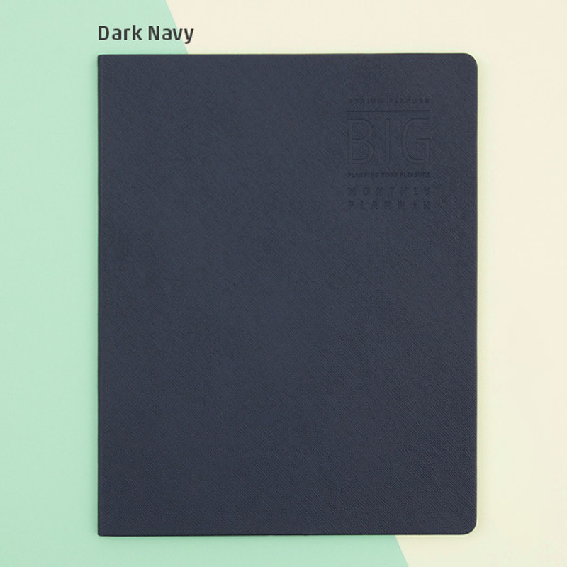 Dark navy - 2018 Premium big dated monthly planer Dark navy - 2018 Premium big dated monthly planer