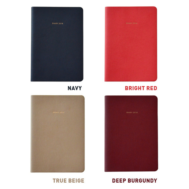 Colors of 2018 One fine day dated weekly medium diary