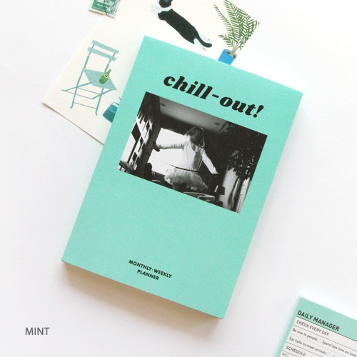 Mint - Chill out undated weekly planner