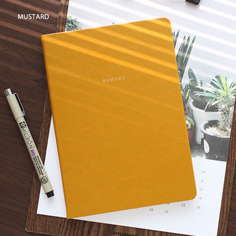 Mustard - 2018 Moment large dated daily diary