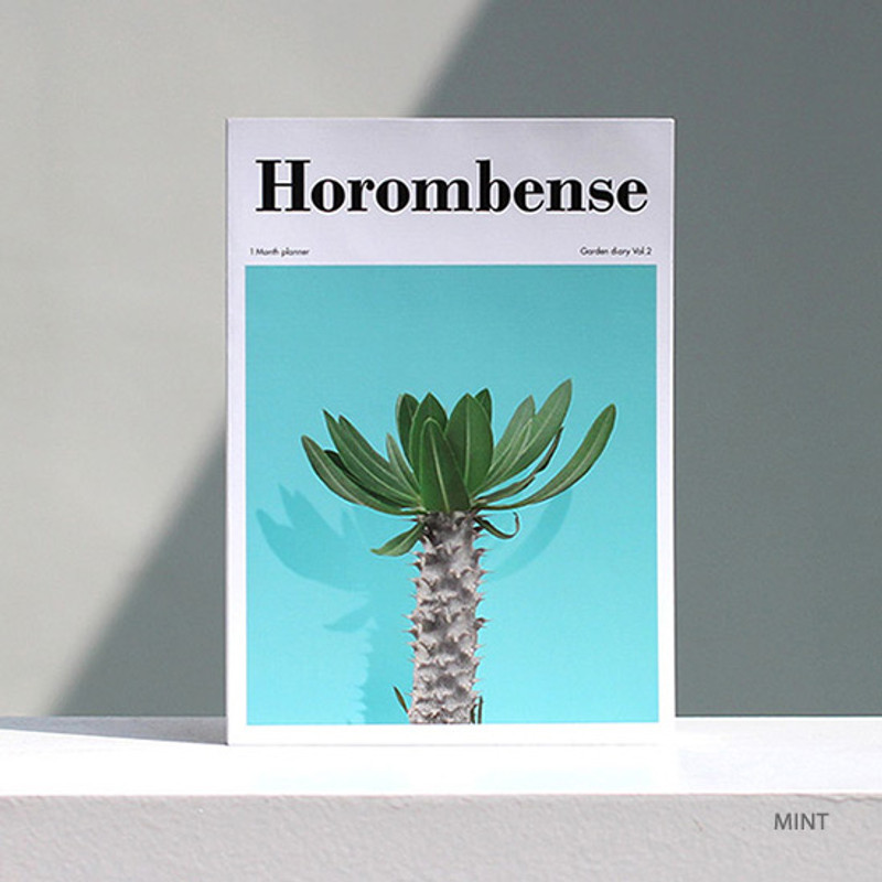 Mint - Garden one month small undated planner