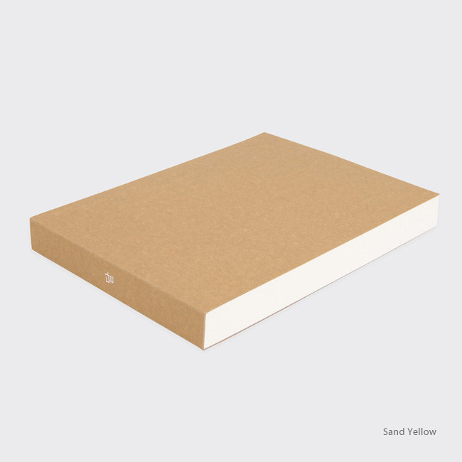 Sand yellow - Spring feelings large drawing notebook