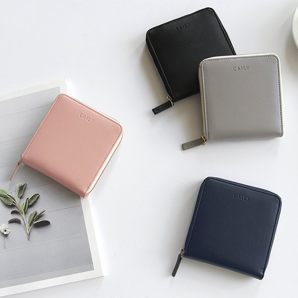 Gunmangzeung Caily zip around small wallet - fallindesign