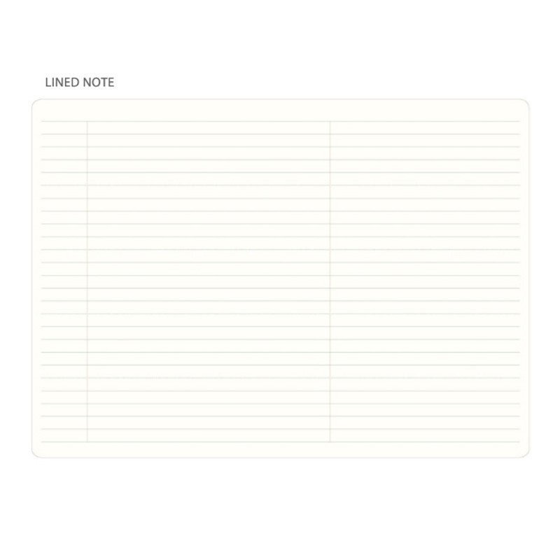 Lined note - 2018 Notable memory slim small dated weekly planner Lined note - 2018 Notable memory slim small dated weekly planner