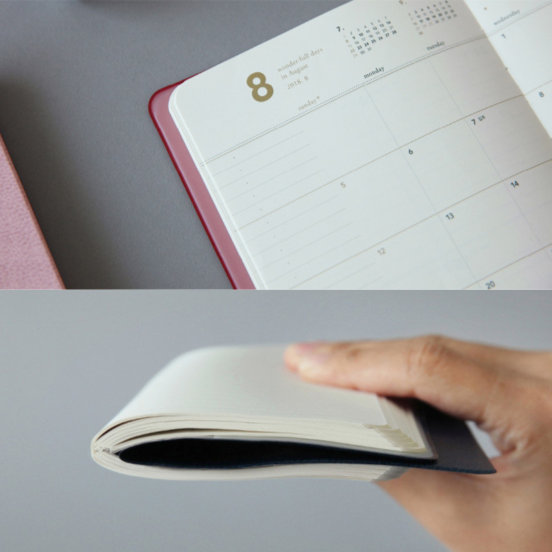 2018 Notable memory slim small dated weekly planner 2018 Notable memory slim small dated weekly planner