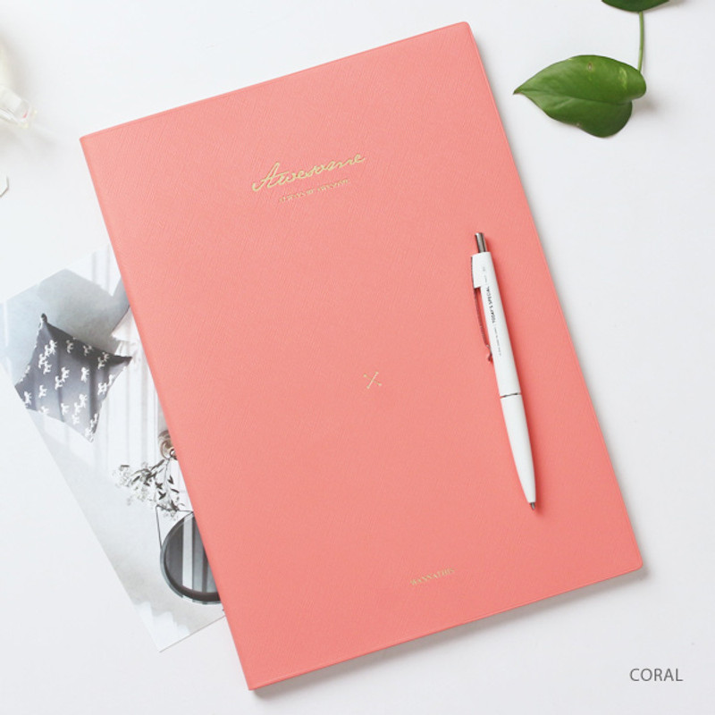 Coral - 2018 Awesome large dated monthly planner