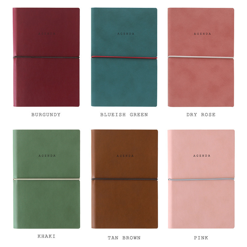 Colors of 2018 Agenda dated weekly diary