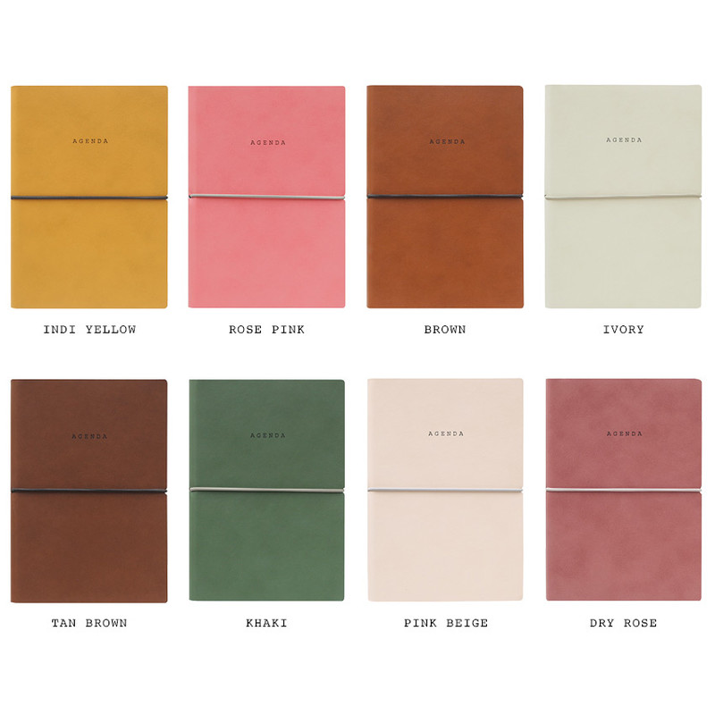 Colors of Agenda large undated weekly diary