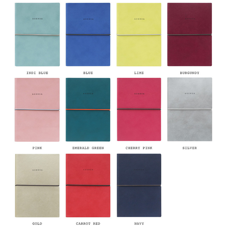 Colors of Agenda large undated weekly diary