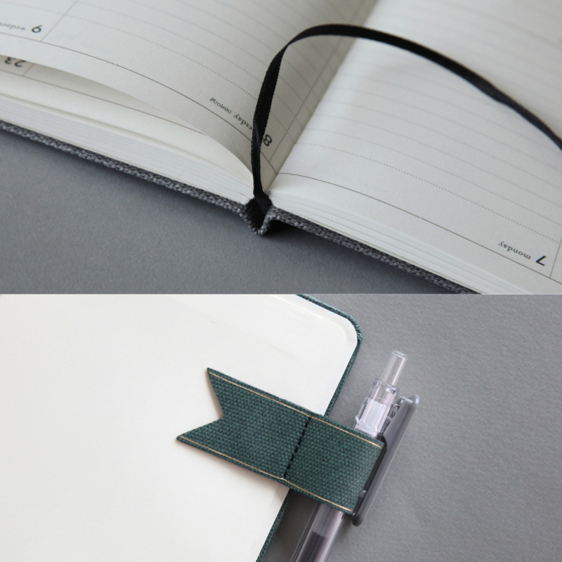 Detail of 2018 Making memory small dated weekly planner