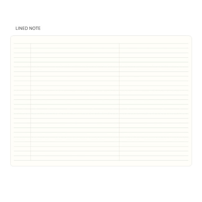 Lined note - 2018 Making memory medium dated weekly planner