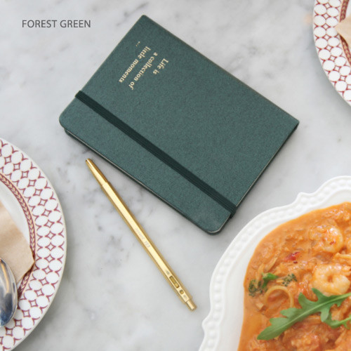 Forest green - 2018 Making memory medium dated weekly planner