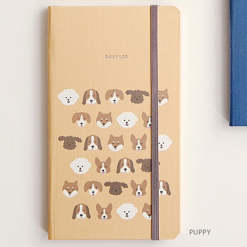 Puppy - 2018 Daily log dated monthly diary scheduler 