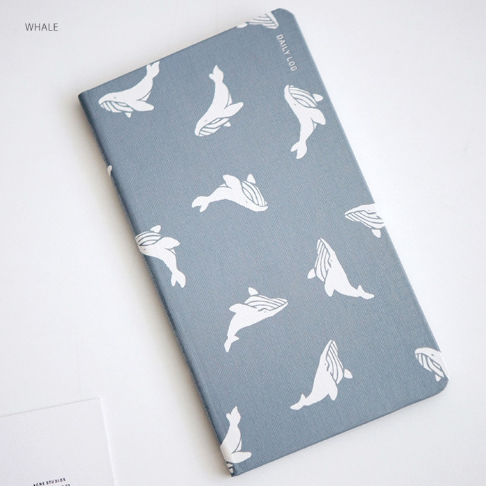 Whale - 2018 Daily log dated monthly diary scheduler 