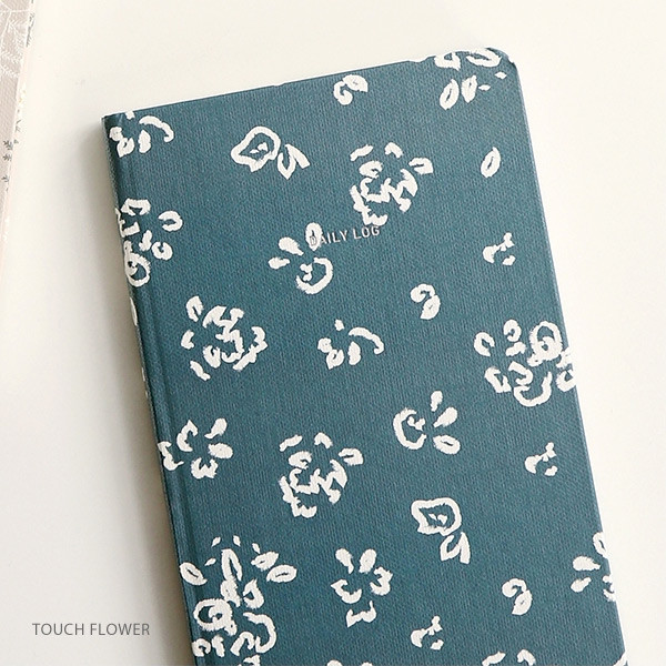Touch flower - 2018 Daily log dated monthly diary scheduler 