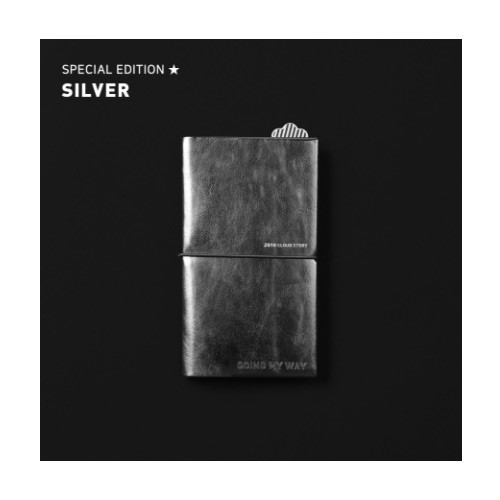 Silver - 2018 Cloud story dated weekly diary scheduler 