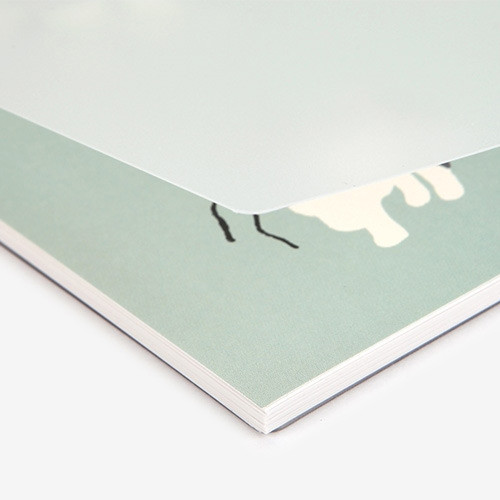 Detail of 2018 Spiral D dated monthly planner