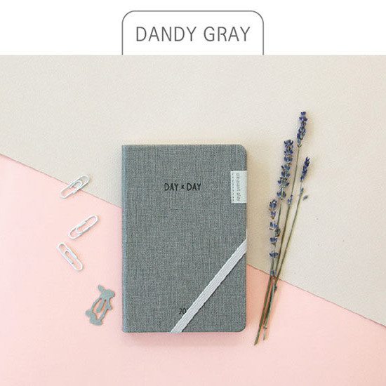 Gray - 2018 Day by Day small dated weekly diary