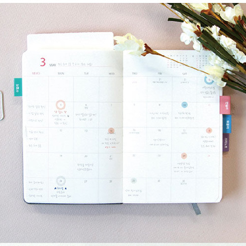 Monthly plan - 2018 Day by Day small dated weekly diary