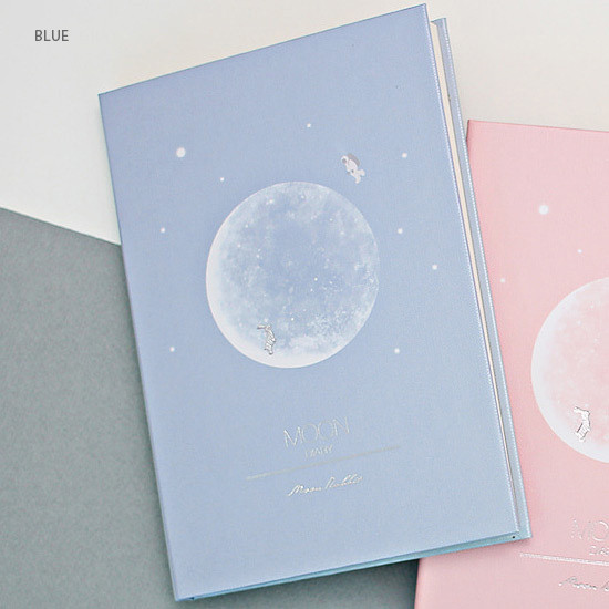 Blue - Moon special hardcover undated weekly diary 