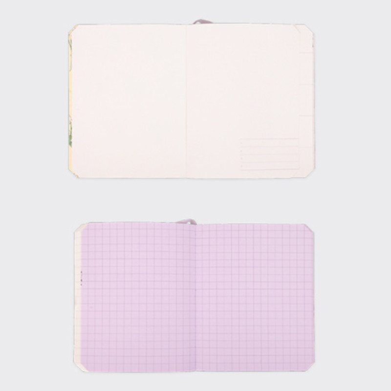 Violet ribbony 4 month undated monthly planner Violet ribbony 4 month undated monthly planner