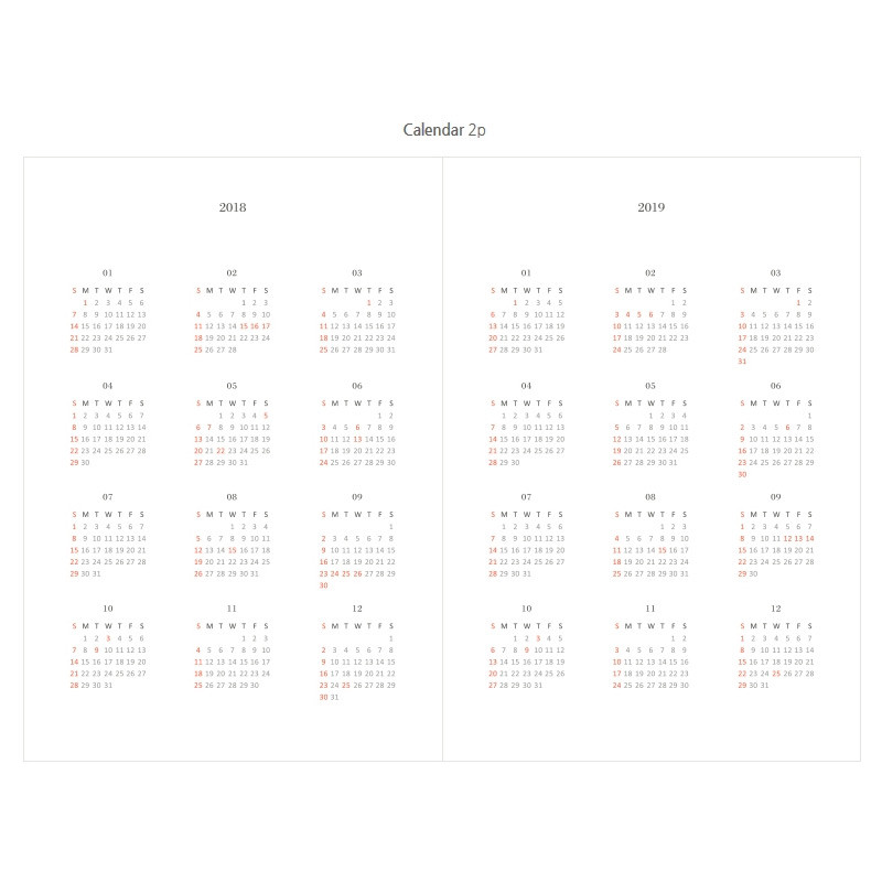 Calendar - 2018 Another day large dated monthly diary