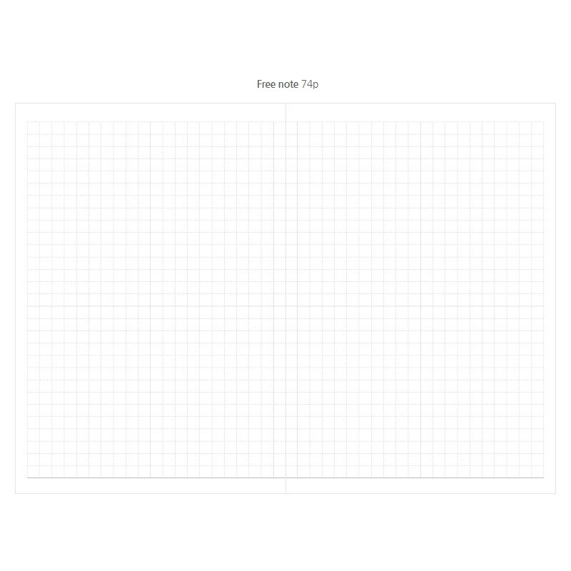 Free note - 2018 Another day large dated monthly diary