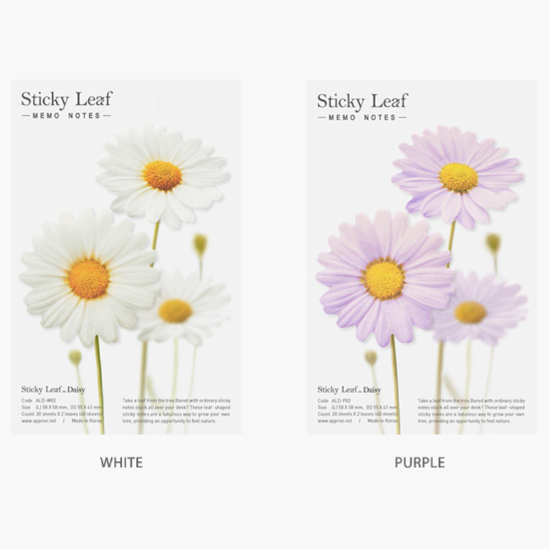 Option - Daisy Medium sticky memo notes Option - Daisy Medium sticky memo notes