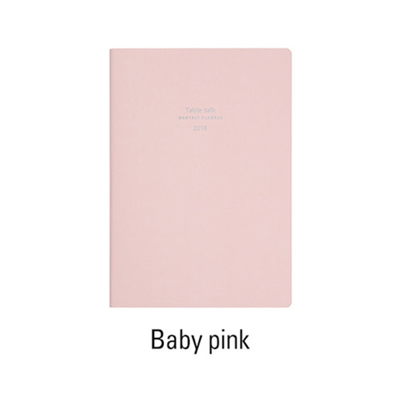 Baby pink - 2018 Table talk A5 dated monthly planner Baby pink - 2018 Table talk A5 dated monthly planner