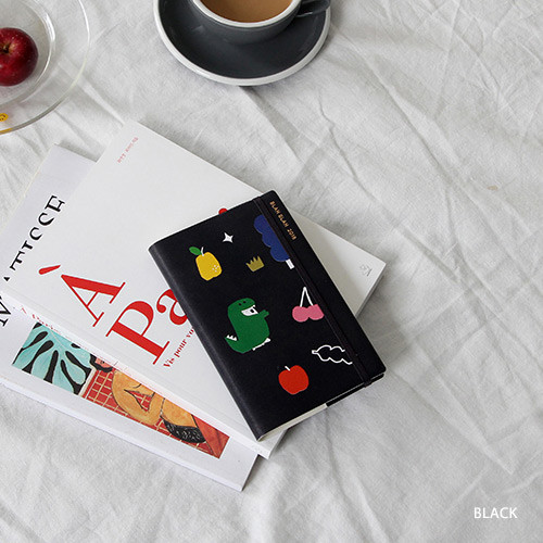 Black - 2018 Ghost pop dated weekly diary scheduler