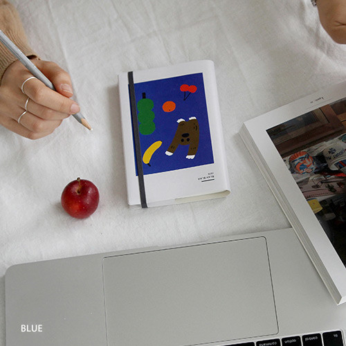 Blue - 2018 Ghost pop dated weekly diary scheduler