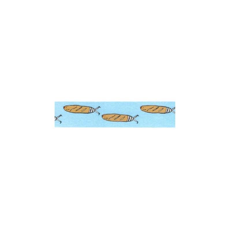 Jam Jam baguette 0.59"X11yd single deco masking tape  Jam Jam baguette 0.59"X11yd single deco masking tape
