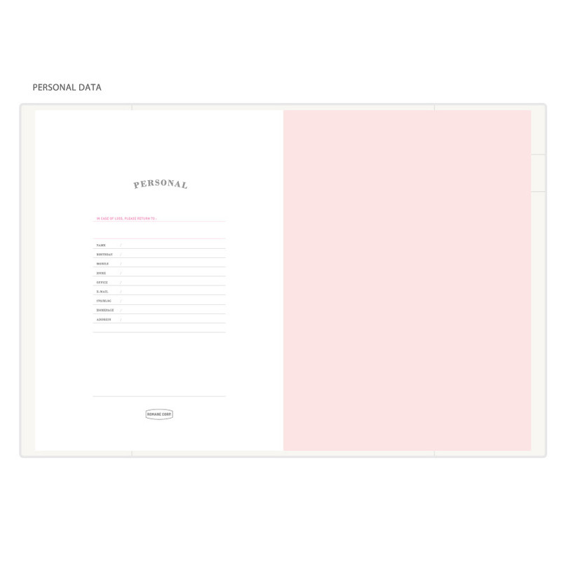 Personal data - 2018 Eat play work workaholics dated weekly diary 