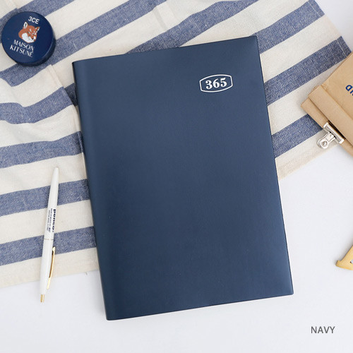 Navy - 2018 Eat play work workaholics dated weekly diary 