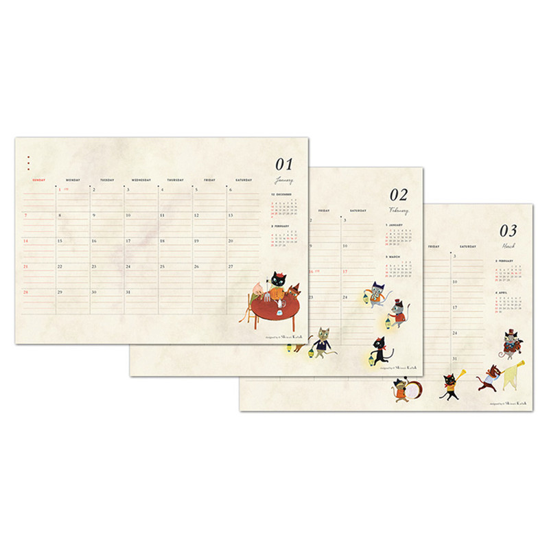 Monthly plan - 2018 Atlate standing dated monthly scheduler