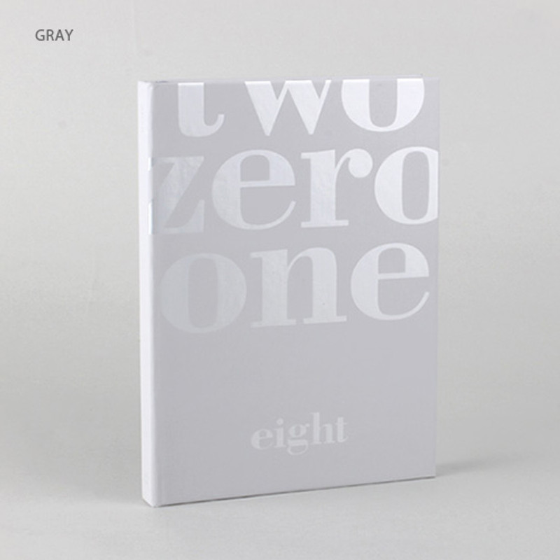 Gray - 2018 Two zero one eight dated weekly diary