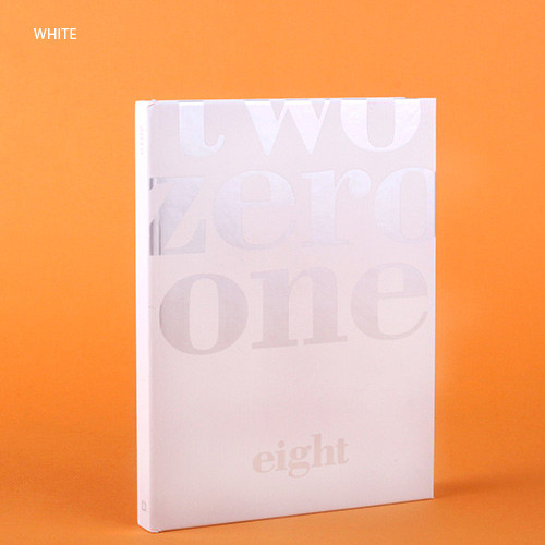 White - 2018 Two zero one eight dated weekly diary