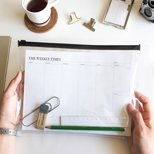 The Weekly times desk planner notepad