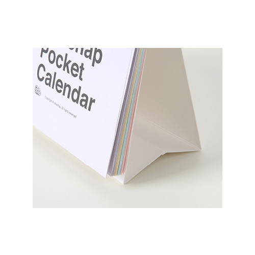 2018 Pocket spiral bound desk calendar